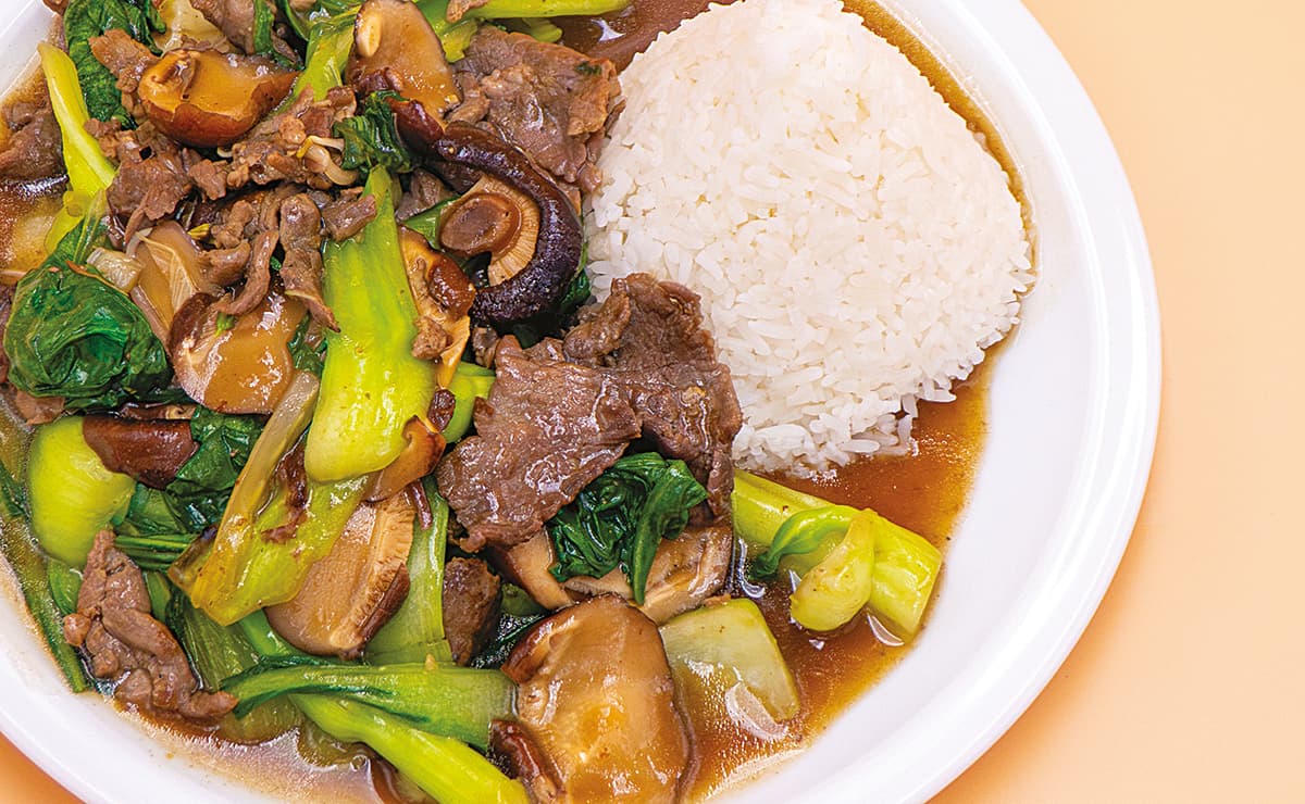 10. Bò xào pak choi