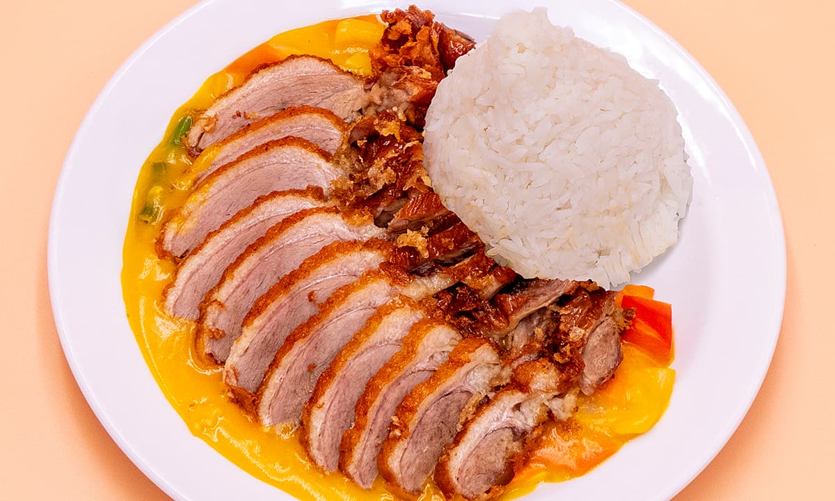 6. Vịt sốt xoài
